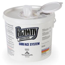 [29700] Georgia-Pacific Brawny Industrial™ Surface System Wiper, White, 12&quot; x 12&quot;, 6/cs