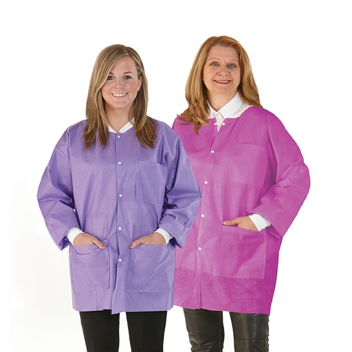 [8103-XS] Medicom Safewear™ Hipster Jacket, Plum Purple, X-Small