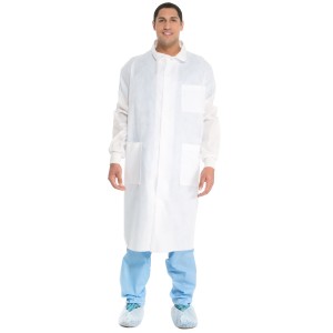 [10049] Halyard Universal Precautions Lab Coat, XX Large, Blue