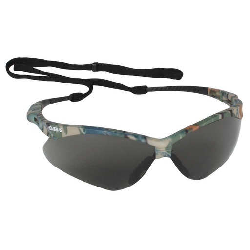 [22609] Kimberly-Clark Jackson Safety V30 Nemesis Safety Eyewear, Smoke Lens, Anti-Fog, Camo Frame