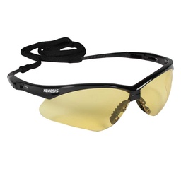 [25659] Kimberly-Clark Jackson Safety V30 Nemesis Safety Eyewear, Amber Lens, Anti-Fog, Black Frame