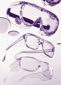 [208-] Medegen Vision Tek® Safety Glasses/ Goggles, Brow Bar