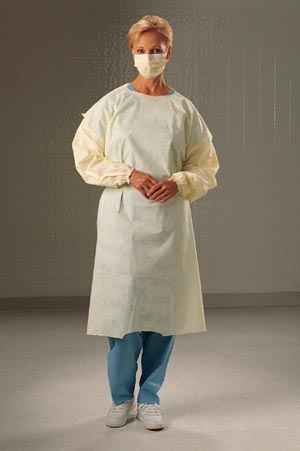 [69124] Halyard Valueselect™ Cover Gown, Yellow, Universal Size