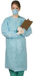 [SG-1000] Mydent Disposable Tie-Back Gown, Blue, Medium