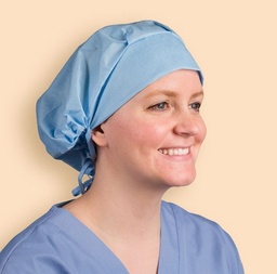 [73961] Graham Medical Disposable Surgical Cap, Nonwoven, Blue, One Size