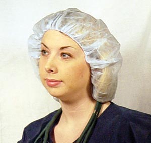 [321B] Dukal Nurses Cap, 21", Blue