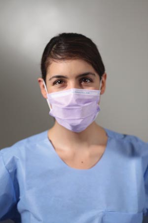 [25868] Halyard KC100 Procedure Mask, ASTM Level 1, Earloops, Lavender
