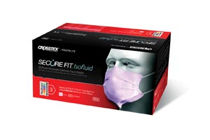[GCIPKSF] Crosstex Securefit Isofluid Face Earloop Mask, Pink