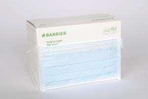 [42311] Molnlycke Barrier® Anti-Fog Face Mask with Ties, Foam Backing