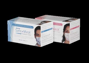 [2025] Medicom Safe+Mask® Premier Elite Earloop Mask, Teal, Eye Visor