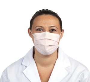 [20325] Sultan Com-Fit® Procedural Fluid Resistant Mask, Ear Loop, Pink