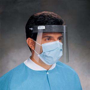 [41205] Halyard GUARDALL SHIELD™ ¾ Length Visor Only, Clear
