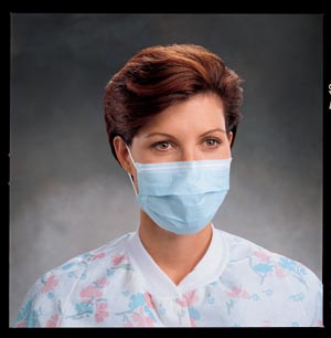 [47080] Halyard Procedure Mask, Blue