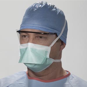 [37525] Halyard FILTERMASK™ Surgical Mask, Green