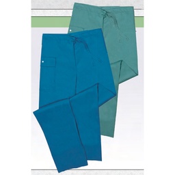 [18730] Molnlycke Barrier® Mens Drawstring Pants, Slate Green, Large Drawstring