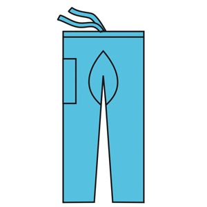 [69712] Halyard Scrub Pants, Blue, Large