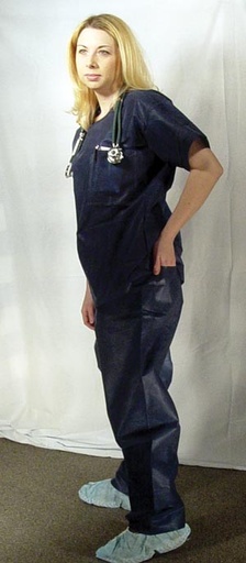 [380M] Dukal Scrub Pant, Medium, Disposable