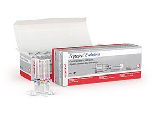 [01-N1630] Septodont Septoject Evolution Needles/30G Short, 25mm