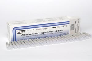 [26457] Exel Aluminum Hub Needles/16G x 1"