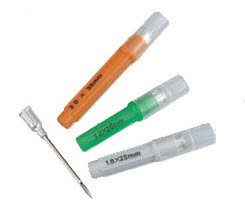[26456] Exel Aluminum Hub Needles/16G x ½"