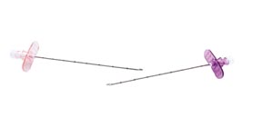 [TUFW17G351] Myco Reli® Tuohy Point Epidural Needle/Fixed Wing Needle, 17G x 3½", Violet