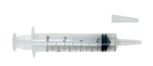 [AS115] Amsino Amsure® Irrigation Syringes/60cc/Flat Top/Cath Tip w/ Protector/Sterile/in Poly Pouch