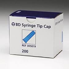 [305819] BD Syringe Tip Cap/Single, Sterile, Luer-Lok™