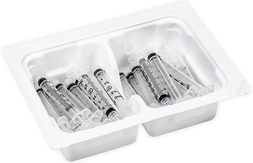 [305617] BD 20 Ml Syringes/Syringe Only, 20mL, Luer-Lok™ Tip, Sterile Convenience Pack Tray, Latex