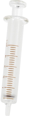 [18907] Halyard Syringes/Glass Syringe, LOR, 5mL, Luer Slip, Sterile