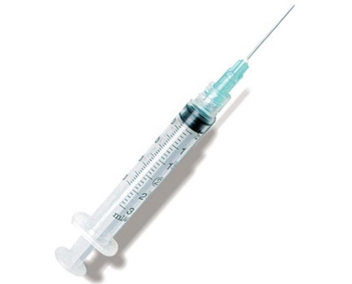 [BN26200] Exel Luer Lock Syringes/3cc, Low Dead Space Plunger, With Cap, Bulk