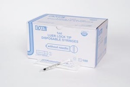 [26050] Exel Syringe Only - Sterile/Syringe Only, 1mL, Luer Lock