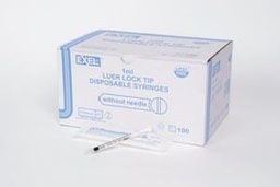 [BN 26050] Exel Syringe Only - Non-Sterile/Syringe Only, 1c, TB Luer Lock, Bulk
