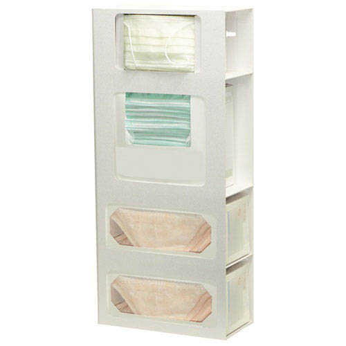 [FM002-0212] Bowman Face Mask Dispenser - Combo, Quartz Beige ABS Plastic