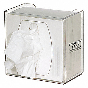 [CL002-0111] Bowman Task Wipe Dispenser, Small, Clear