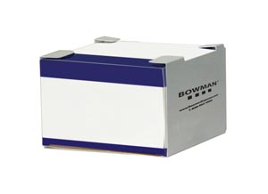 [FB-063] Bowman Face Mask Dispenser, Tie Style, White
