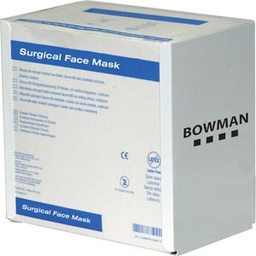[FB-091] Bowman Face Mask Dispenser, Tie Style, White