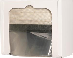 [FB-090] Bowman Face Mask Dispenser, Shield Style, White