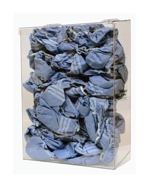 [BP-011] Bowman Bulk Dispenser, Tall Single Bin, Clear