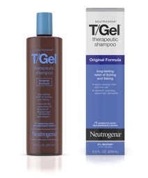 [09220] Johnson &amp; Johnson Neutrogena 8.5 fl oz T/Gel Original Formula Therapeutic Shampoo, 24/Case