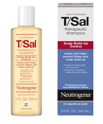 [09650] Johnson &amp; Johnson Neutrogena 4.5 fl oz T/Sal Scalp Build-Up Control Therapeutic Shampoo, 24/Case