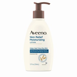 [001579] Johnson &amp; Johnson Aveeno 12 fl oz Fragrance Free Skin Relief Moisturizing Lotion, 12/Case