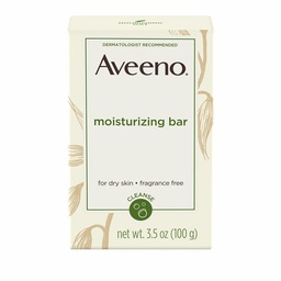 [003623] Johnson &amp; Johnson Aveeno 3.5 oz Moisturizing Cleansing Bar, 24/Case