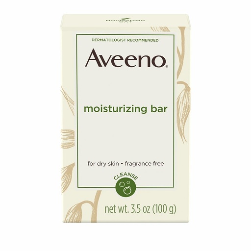 [003623] Johnson & Johnson Aveeno 3.5 oz Moisturizing Cleansing Bar, 24/Case