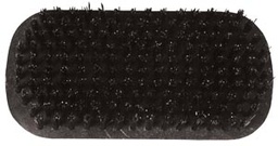 [HB03] Dukal Dawnmist Hair Brush, Black, Plastic Oval with Nylon Tufted Bristles