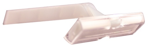 [RAZ1C] New World Imports Single Blade Razor, Stainless Steel, Clear Head & Handle