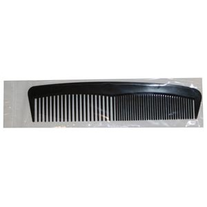 [BC5] New World Imports Comb, 5" Black (Individually Polybagged)