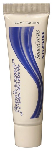 [BSC6] New World Imports Freshscent Brushless Shave Cream with Menthol, .6 oz Tube