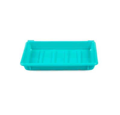 [H371-07] Medegen Clip-On Soap Dish, Turquoise