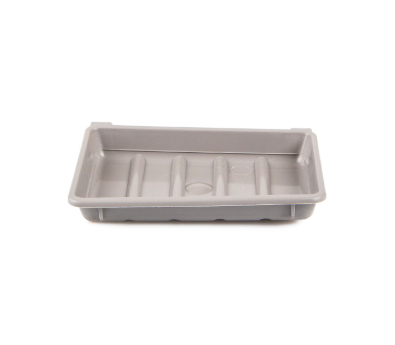[H371-11] Medegen Soap Dish, Snap-On, Pewter