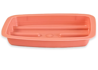 [H370-10] Medegen Soap Dish, Dusty Rose